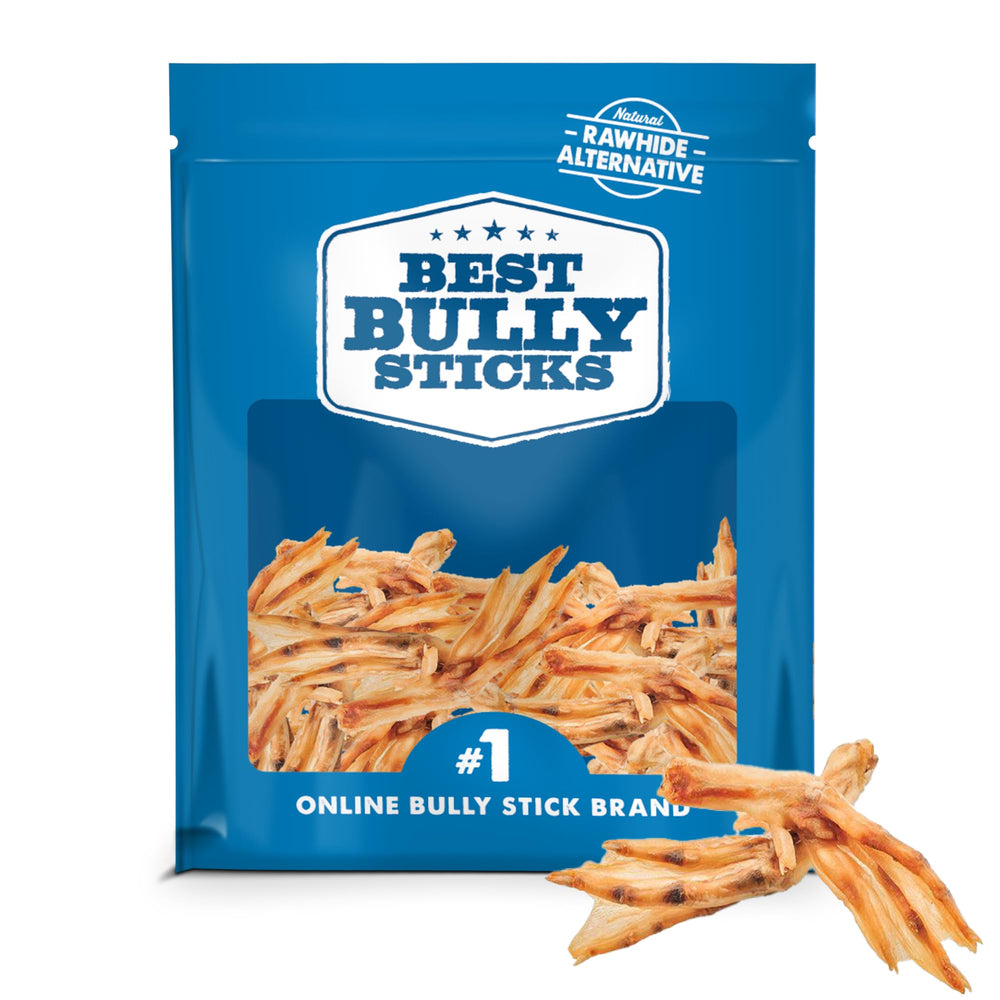 Best Bully Sticks Duck Feet pack—30-count box for easy treats.