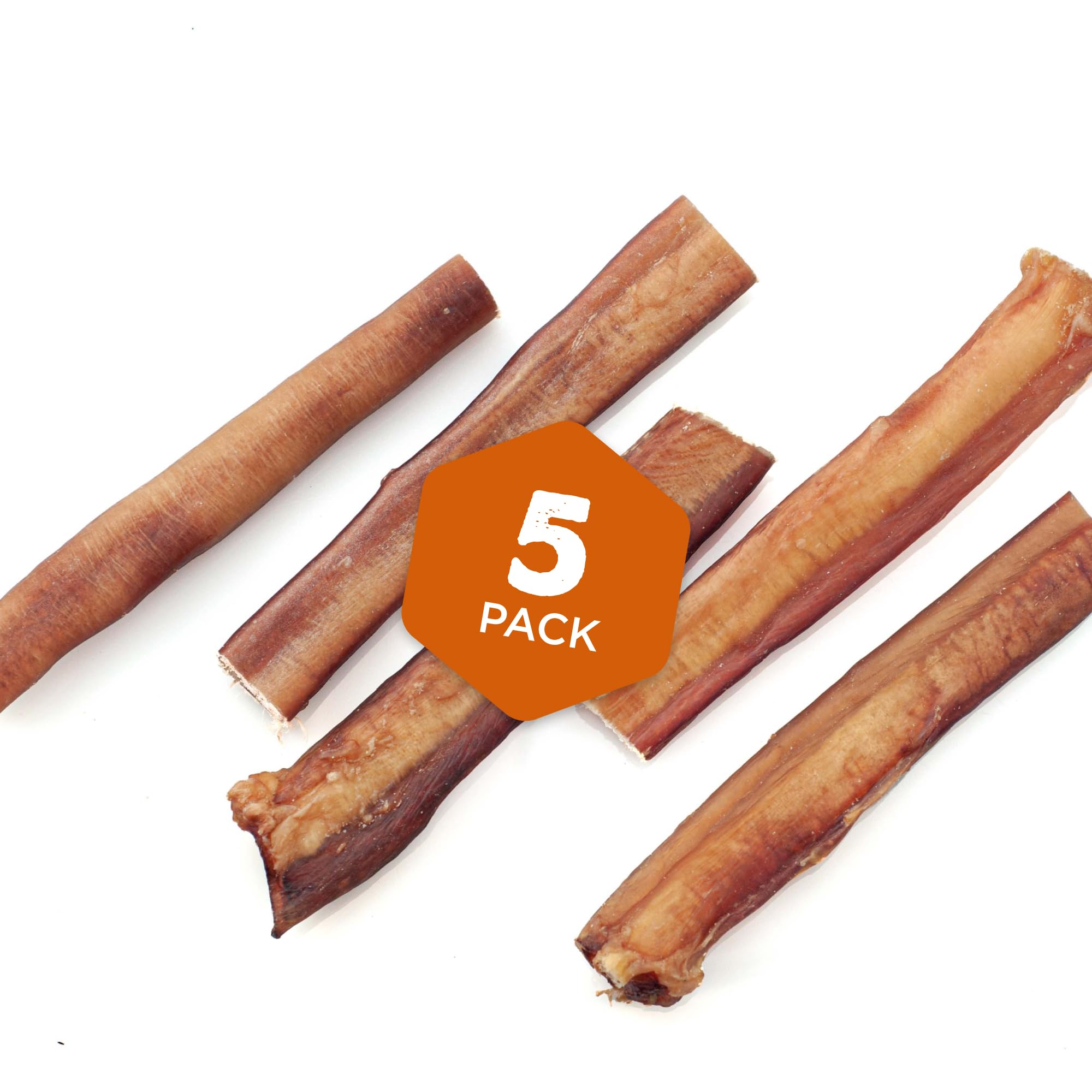 Best Bully Sticks grass-fed beef close-up showing rich flavor for dogs.