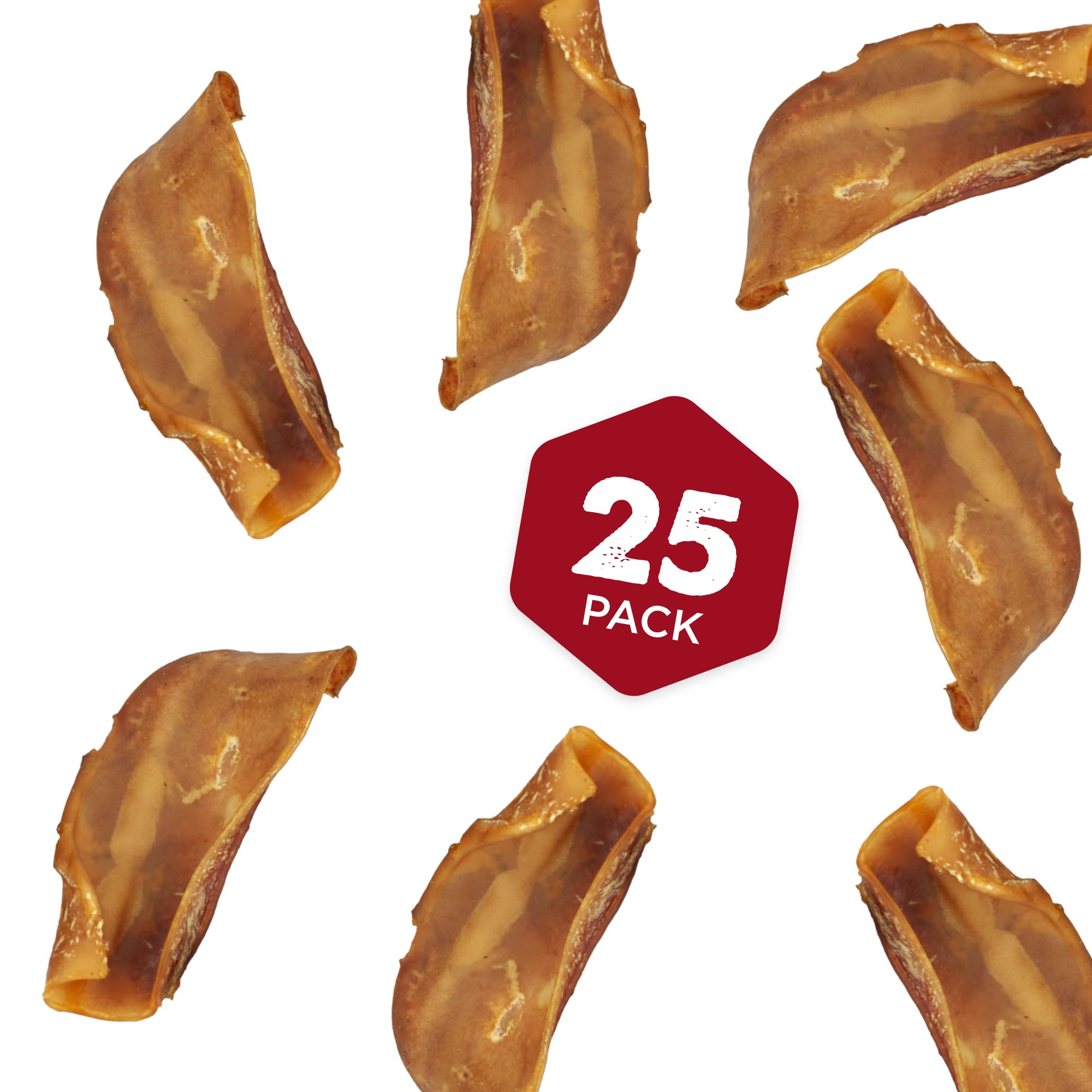 Best Bully Sticks half pig ears for dogs oven-baked, single-ingredient reward.