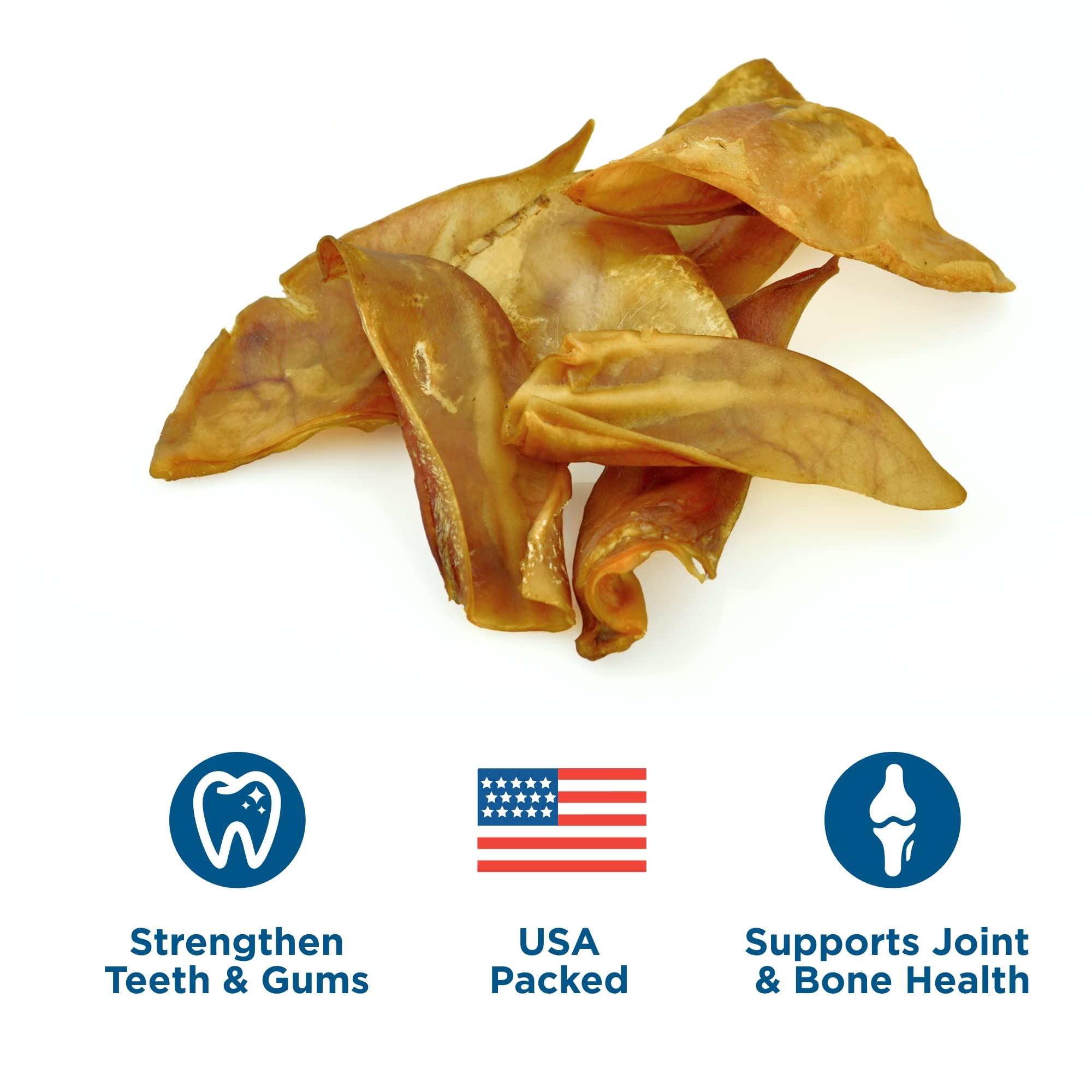 Best Bully Sticks half pig ears for dogs single-ingredient pork chew, easily digestible.