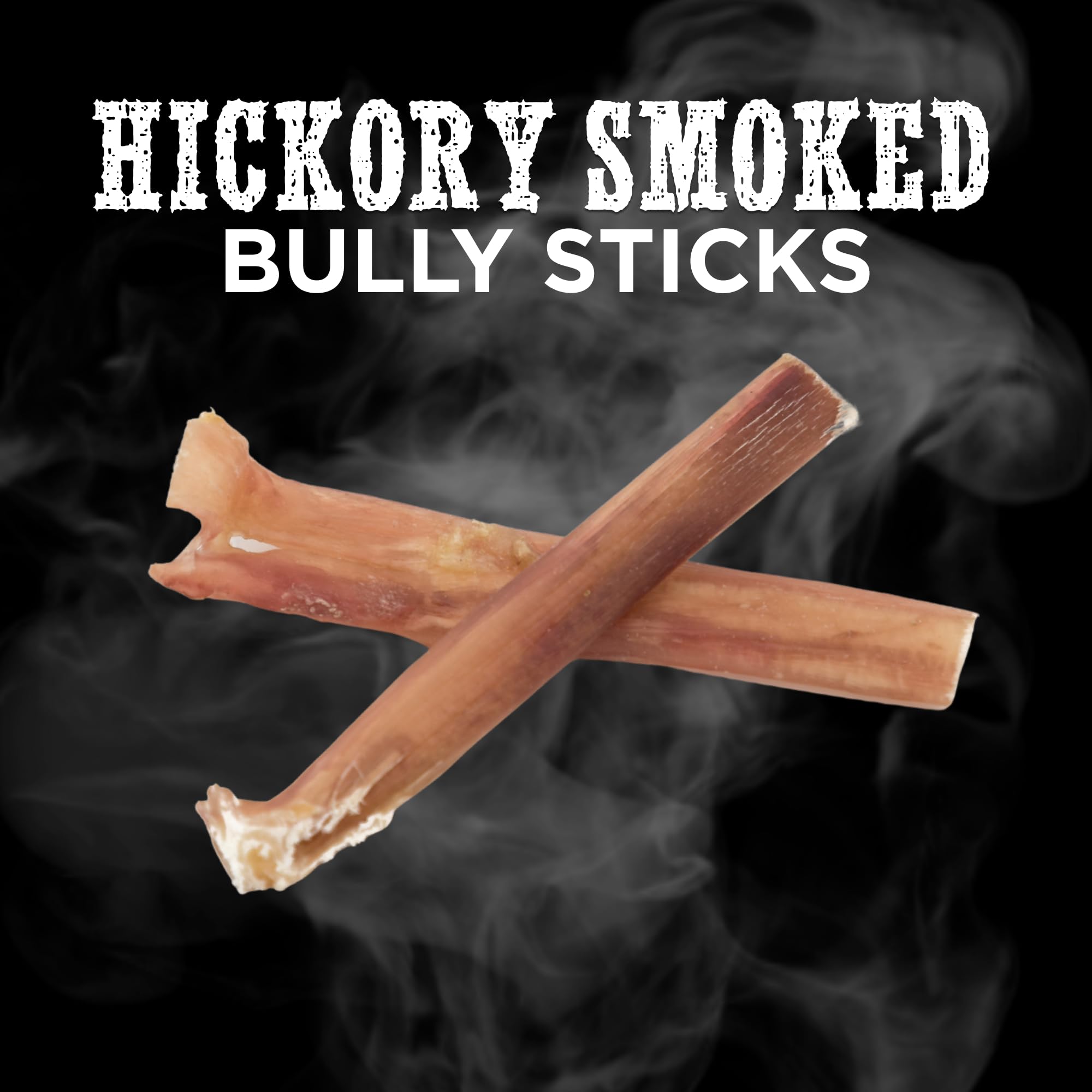 Best Bully Sticks Hickory Smoked 4in pack open shows treats ready for chews.