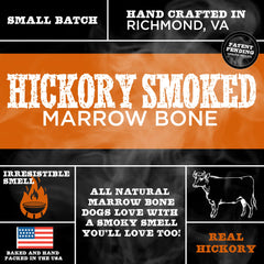 Best Bully Sticks Hickory Smoked Marrow Bones pack label highlights additive-free promise