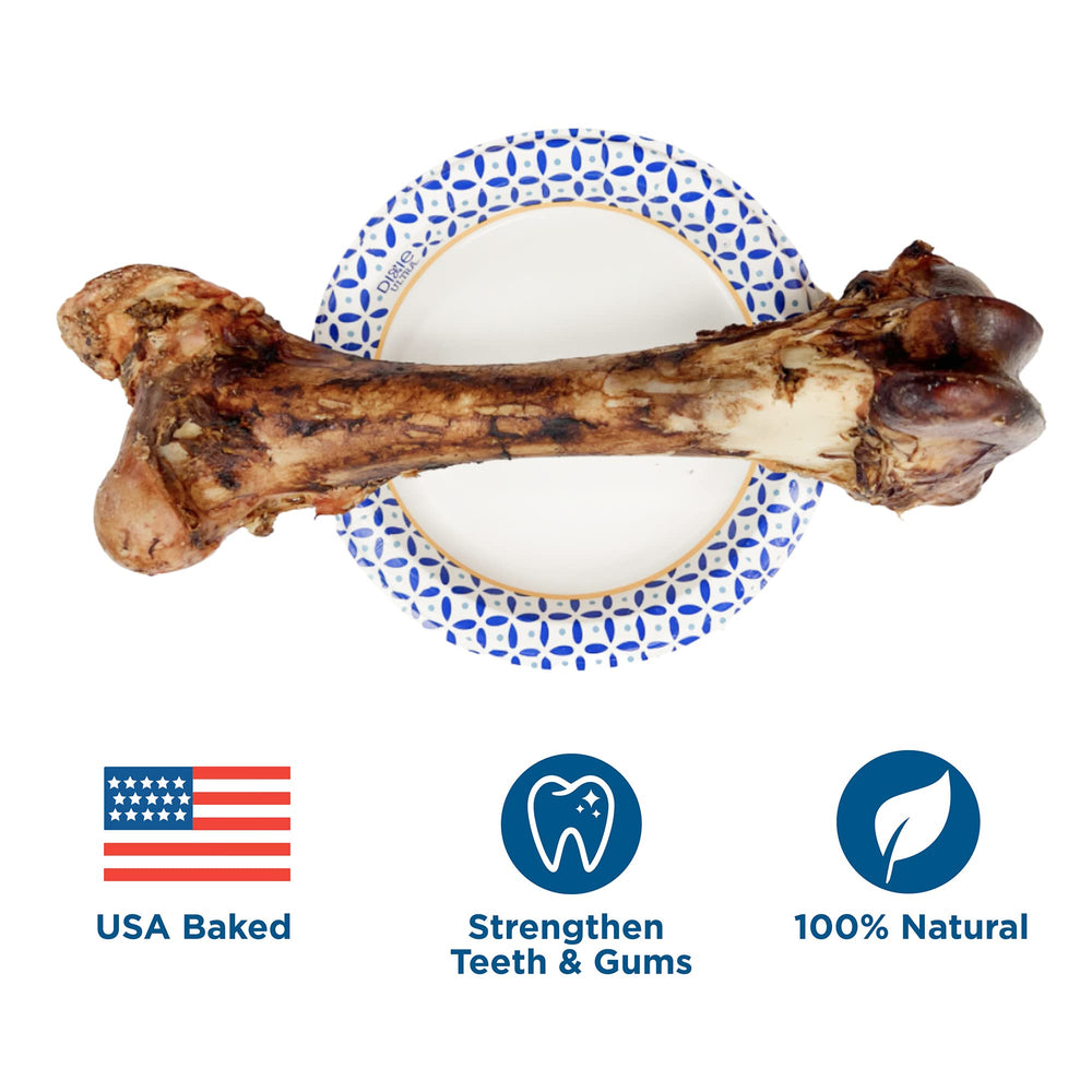 Best Bully Sticks Meaty Monster Jumbo Bone USA-baked process shown on label