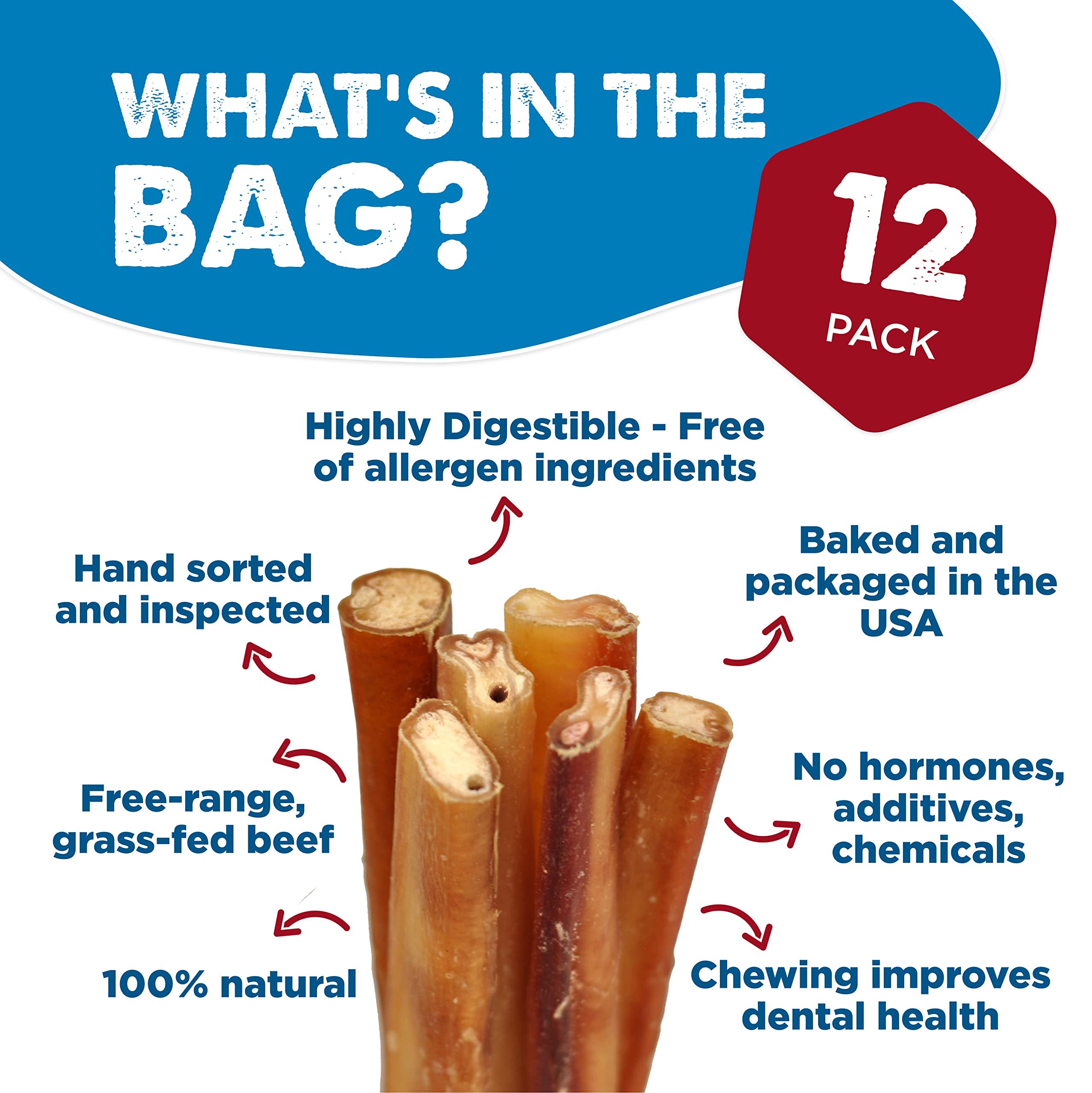Best Bully Sticks natural grain-free beef provides a single-ingredient chew for cleaner snacking
