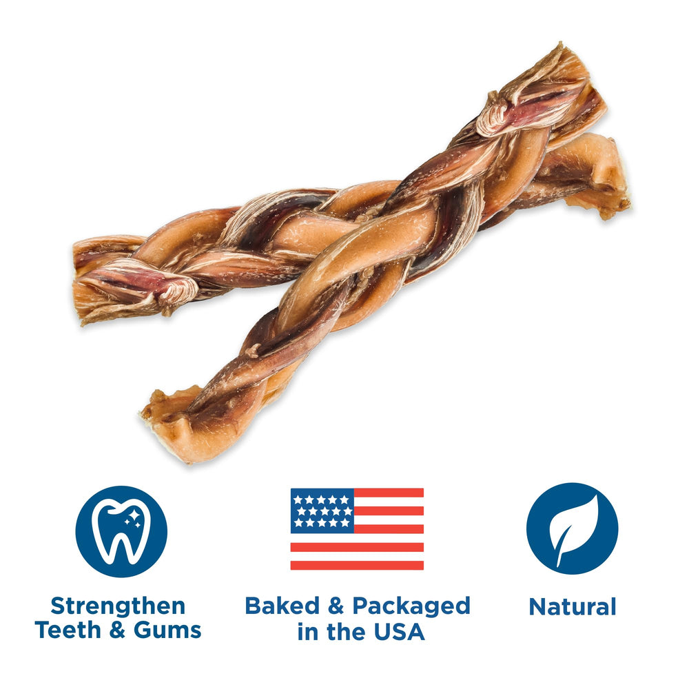 Best Bully Sticks natural scent braided chew image; may appeal to dogs during chews.