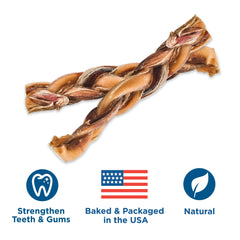 Best Bully Sticks natural scent braided chew image; may appeal to dogs during chews.
