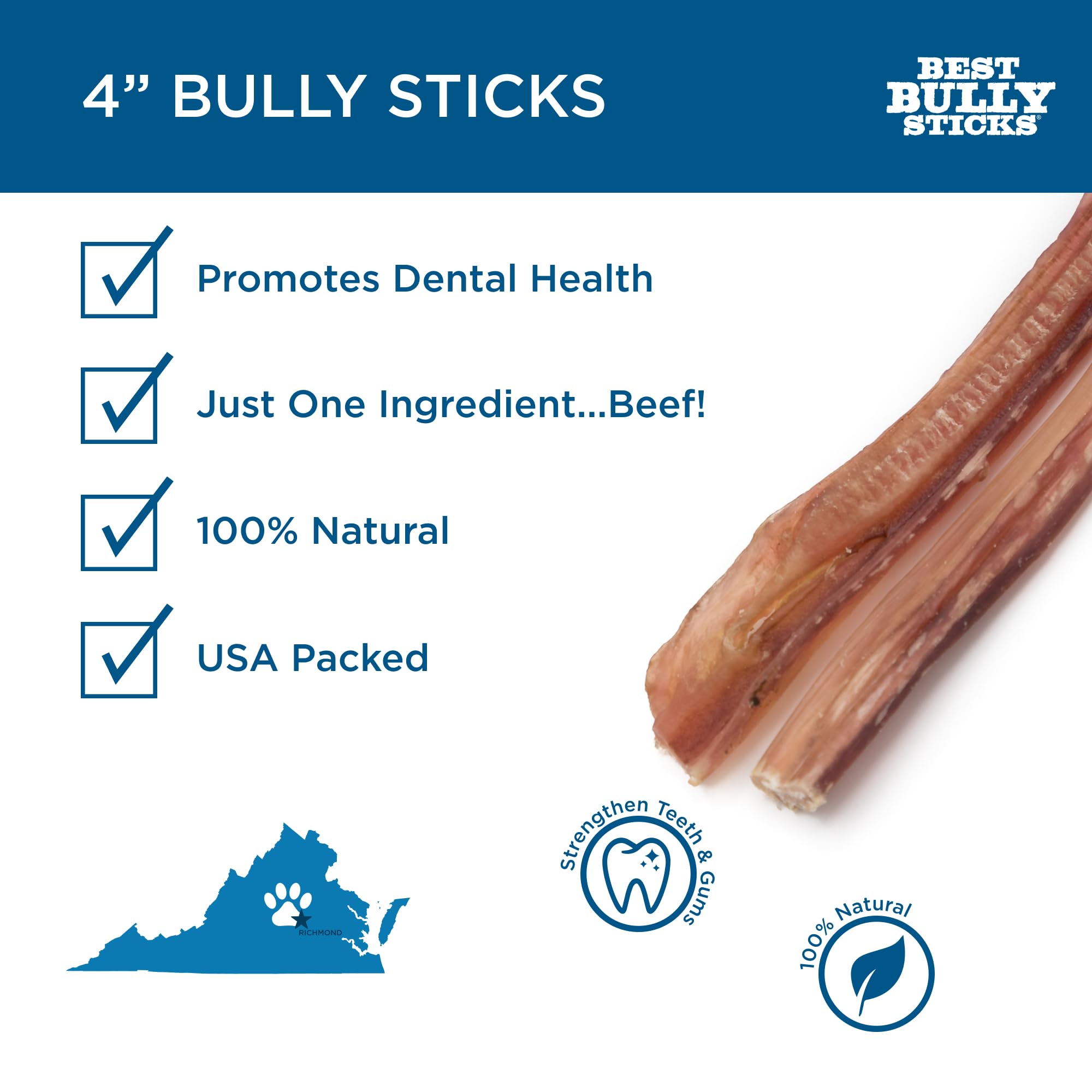 Best Bully Sticks natural scent chew that dogs love