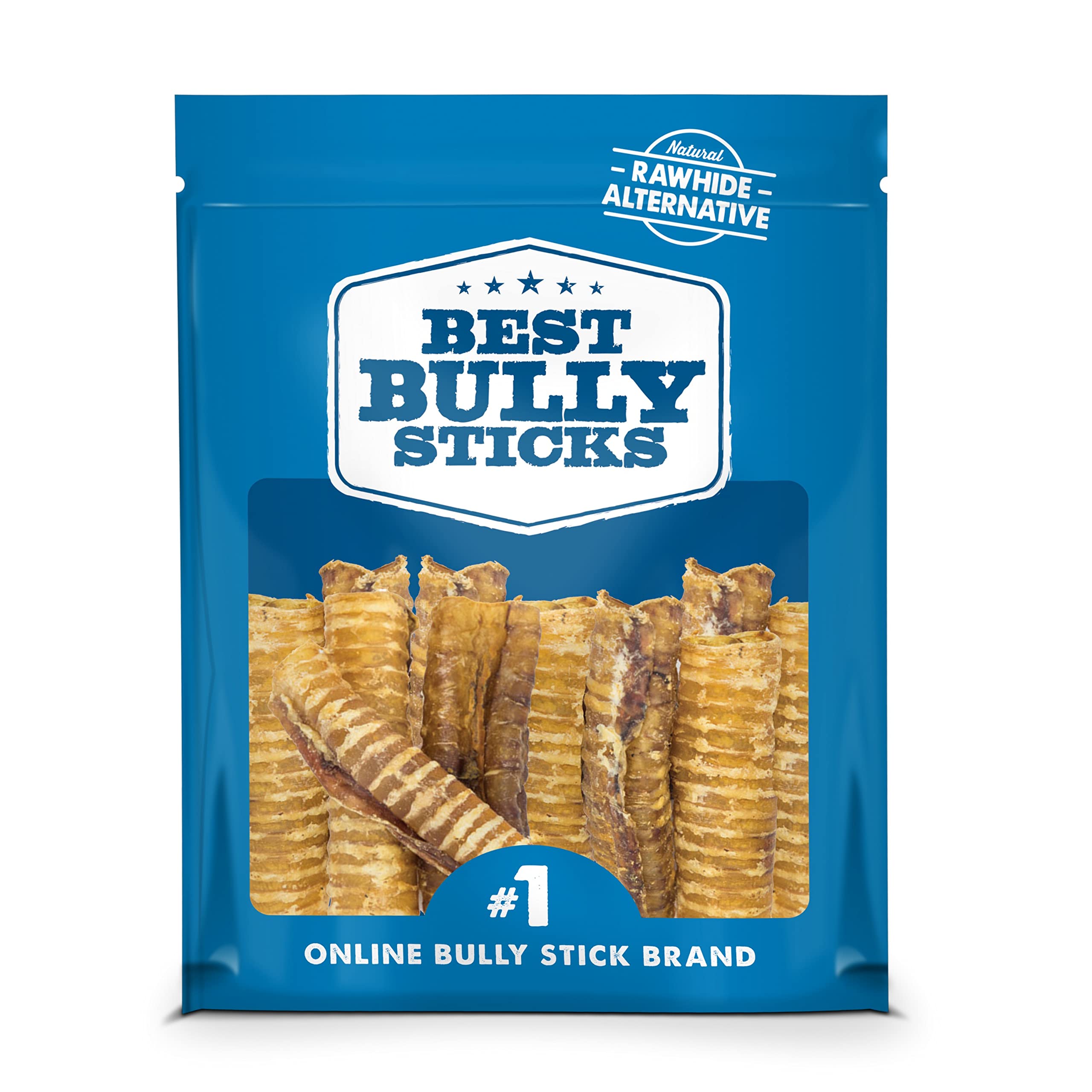 Best Bully Sticks premium 6-inch beef trachea chew promotes dental cleaning during regular chewing.