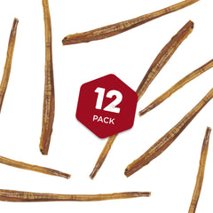 Best Bully Sticks rawhide-free dog treat on counter, safer alternative to traditional chews.