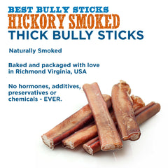 Best Bully Sticks smoky aroma image highlighting appealing scent during chew.