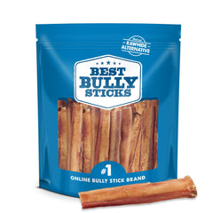 Best Bully Sticks thick 6-inch bully stick for large dogs—long-lasting chew.