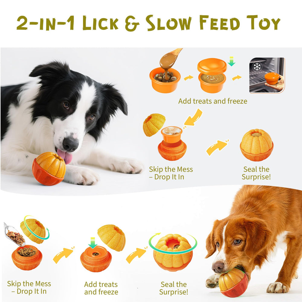 BEST JAJA dog toy showing two containers with lid for continuous treats