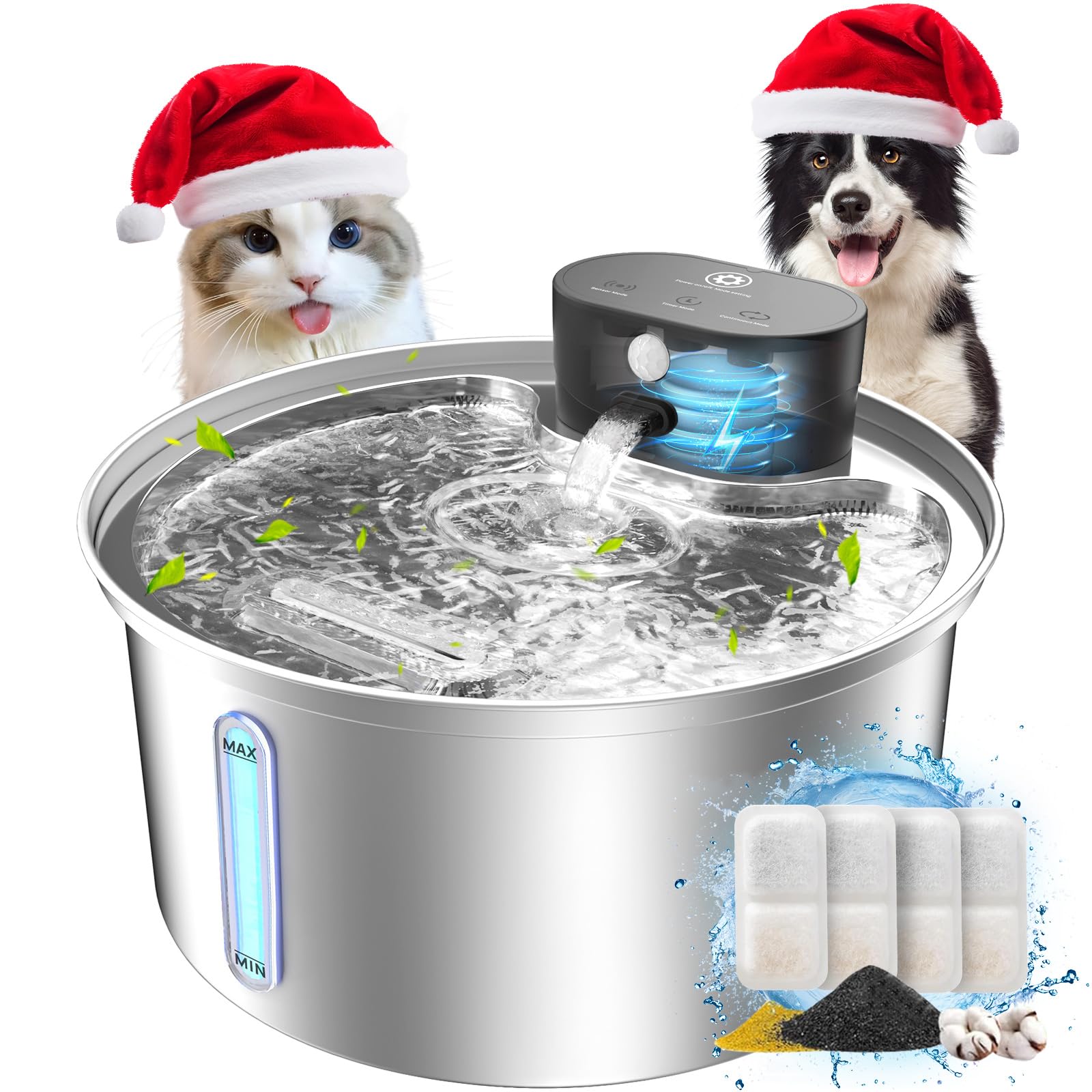 BEST JAJA wireless fountain full unit demonstrates cordless setup for flexible placement