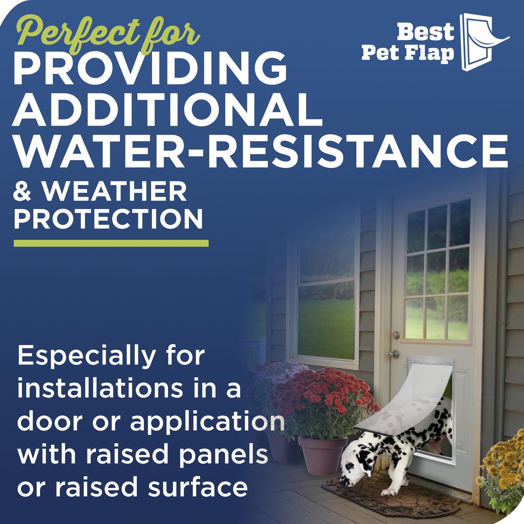 Best Pet Flap universal design image highlighting compatibility across doors.