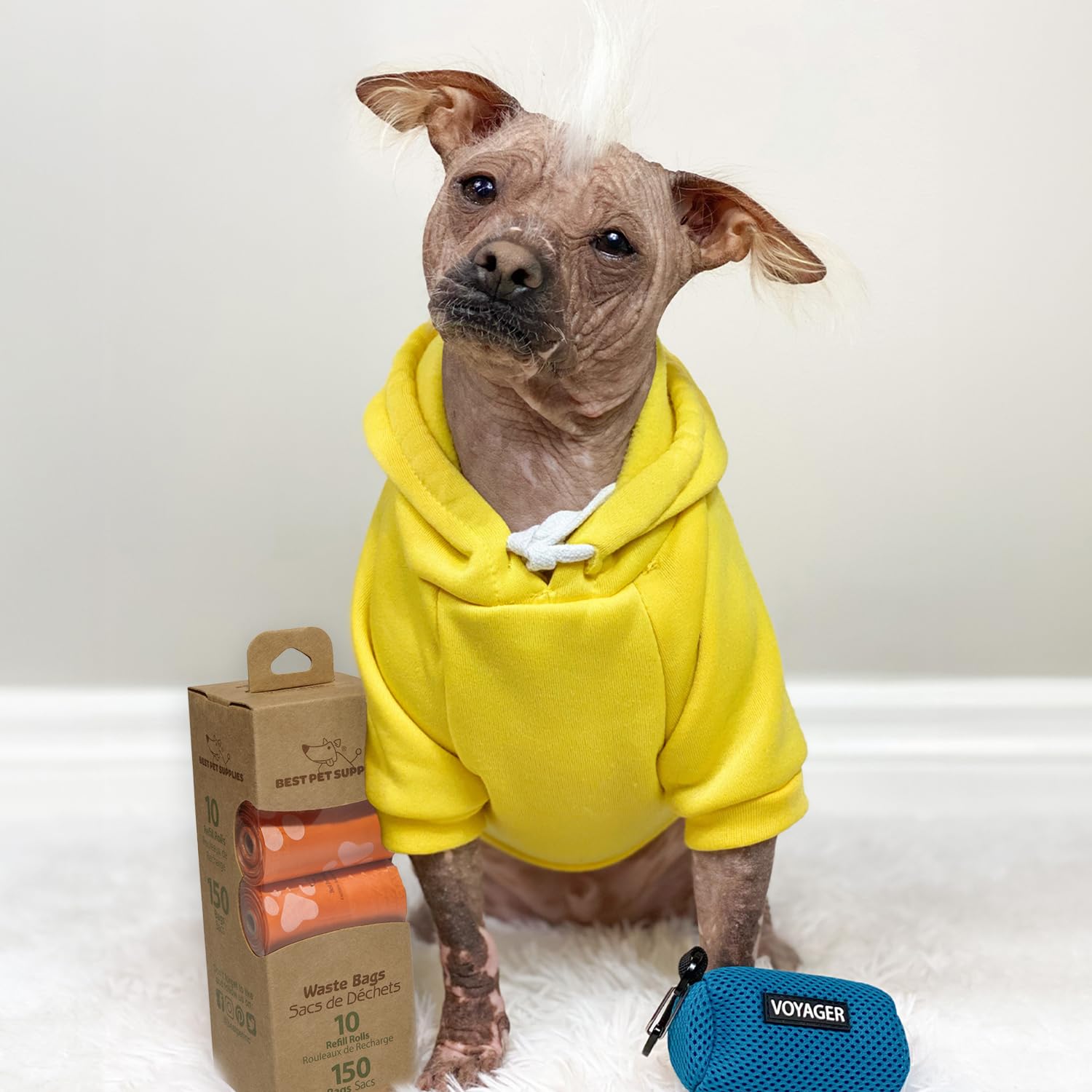 Best Pet Supplies versatile poop bags can double as car trash or laundry storage.