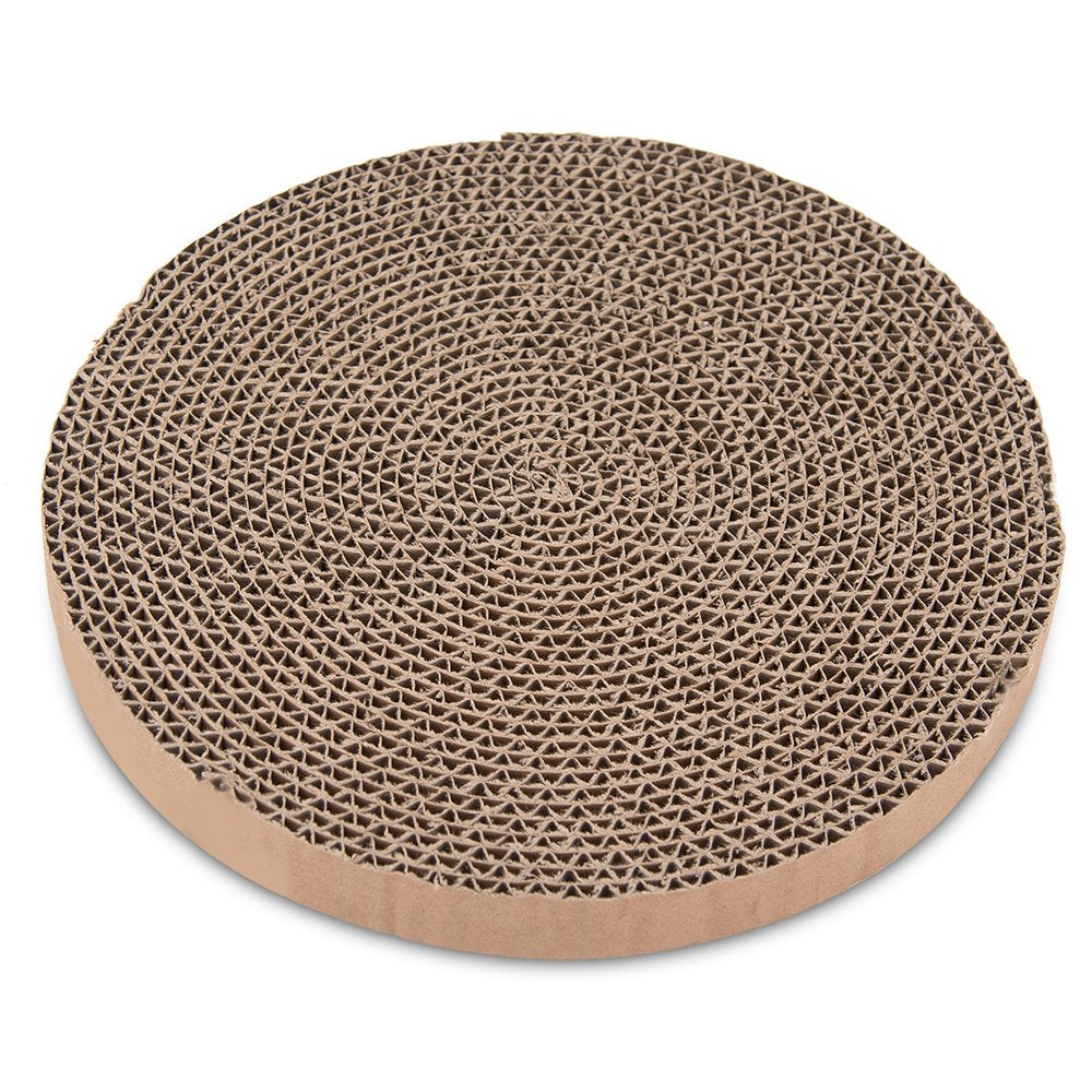 Best Pet Supplies Catify scratcher features non-slip feet to prevent sliding on floors.
