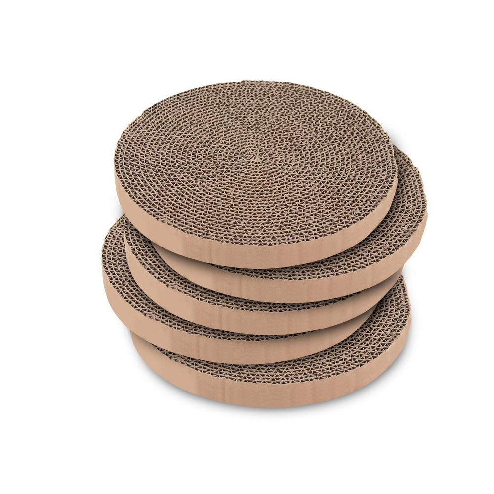 Best Pet Supplies Catify scratcher round interactive track with balls promotes active play and engagement.
