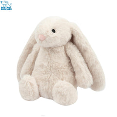 Best Pet Supplies bunny squeaker close-up showing plush texture and toy engagement