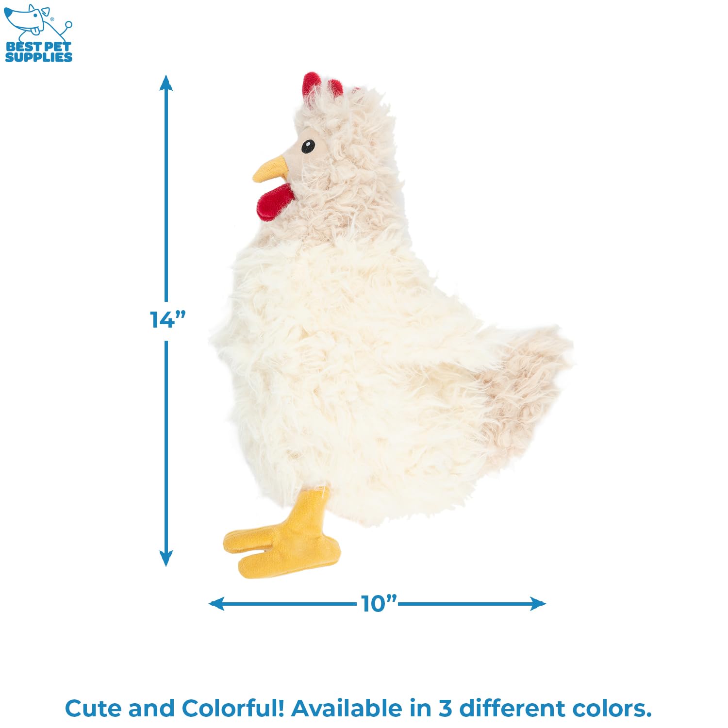 Best Pet Supplies colorful dog toy shows bright colors and crinkle texture.