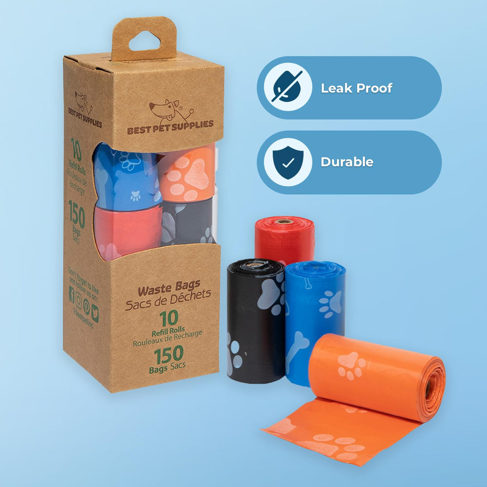 Best Pet Supplies leak-proof dog poop bags for mess containment