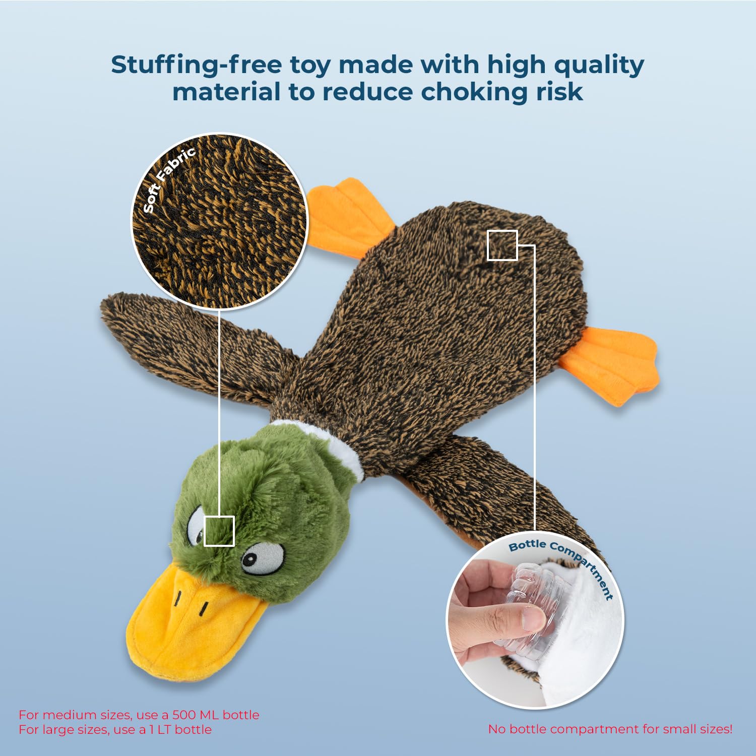 Best Pet Supplies squeaky dog toy raccoon tail squeaker boosts active play