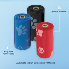 Best Pet Supplies tear-resistant poop bags sized 13x9 inches