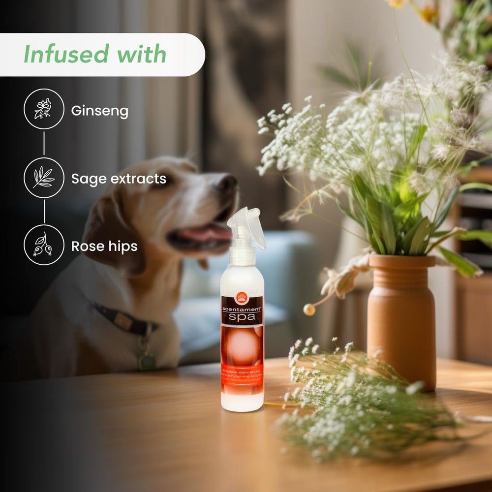 Best Shot Scentament Spa coat nourish, silk protein and vitamins beautify fur.