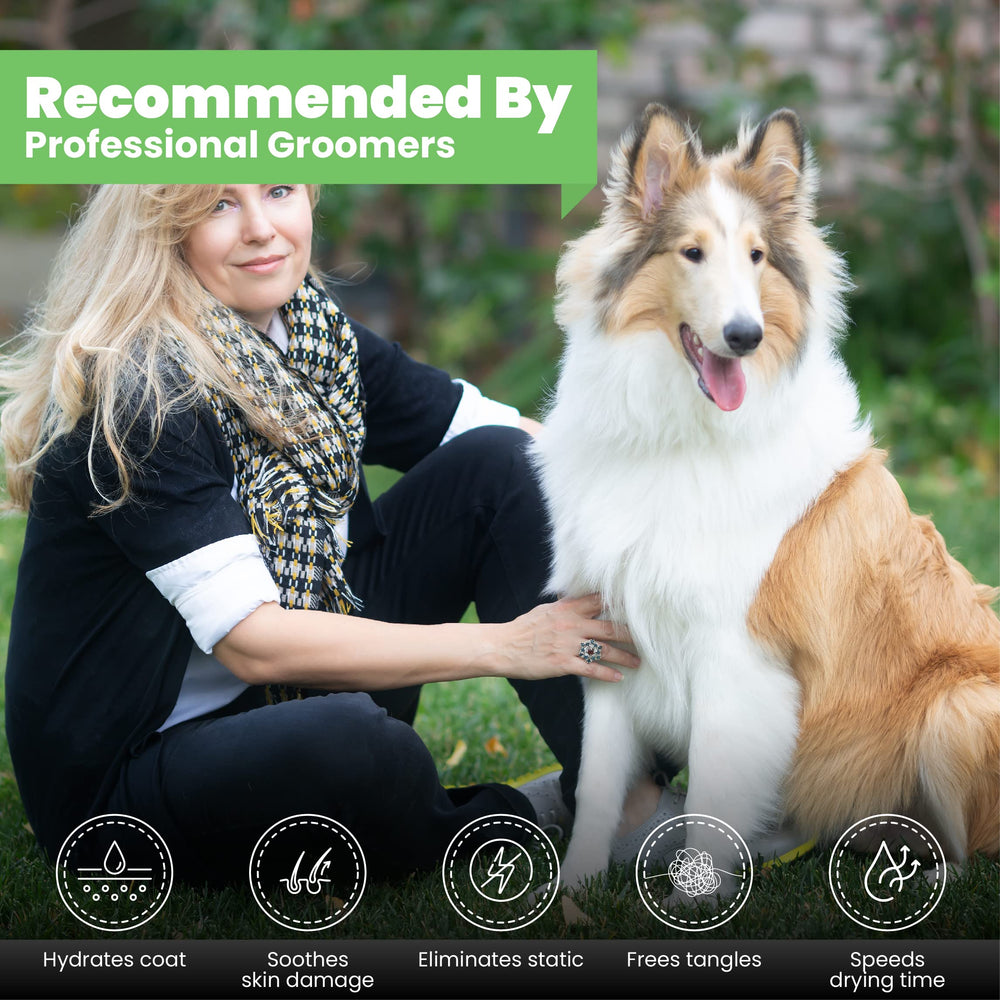 Best Shot UltraMAX Pro grooming scene showing professional coat results
