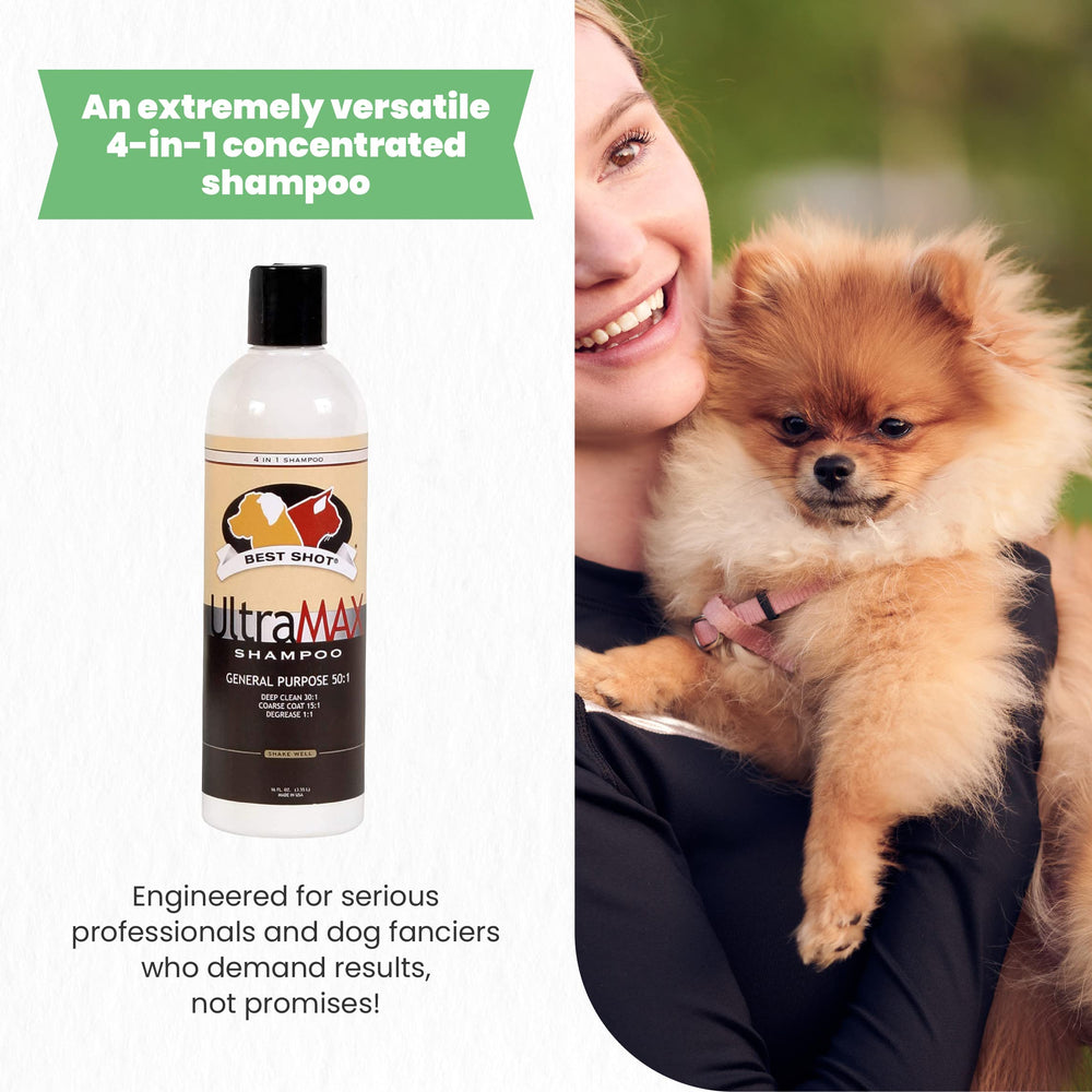 Best Shot UltraMAX Pro dilution guide illustrating general cleansing option