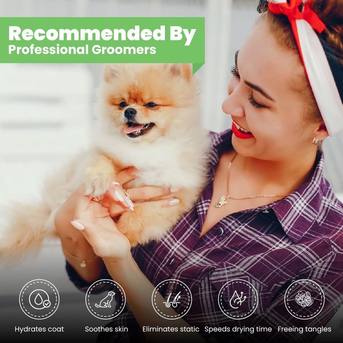 Best Shot UltraMAX Pro Finishing Spray with alcohol-free formula supports safe styling and pet comfort