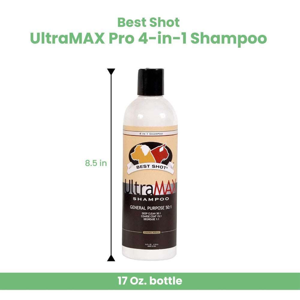 Best Shot UltraMAX Pro lathering on a pet coat during grooming