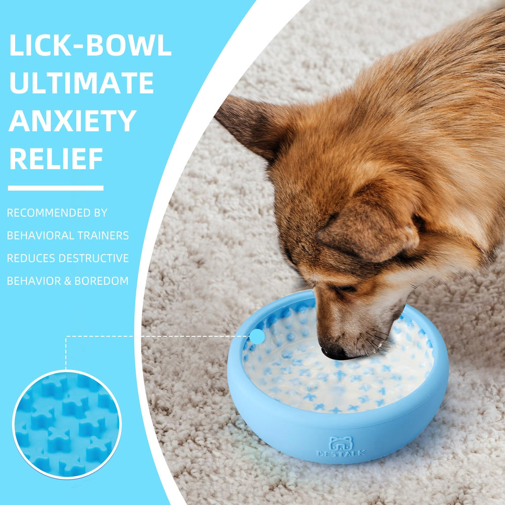 Bestalk anti-slip base keeps the bowl stable during licking sessions