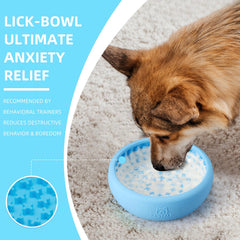 Bestalk anti-slip base keeps the bowl stable during licking sessions