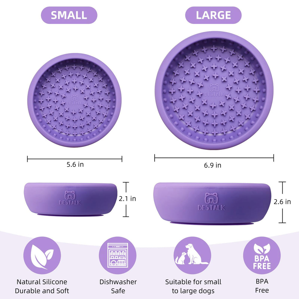 Bestalk dishwasher-safe lick bowl cleans quickly after interactive meals.