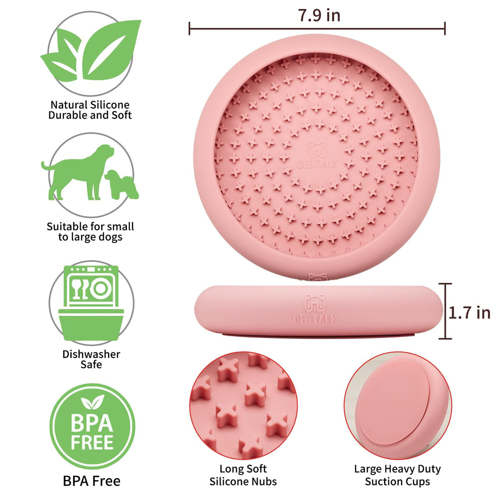 Bestalk dog lick bowl dishwasher safe for easy cleaning after use.