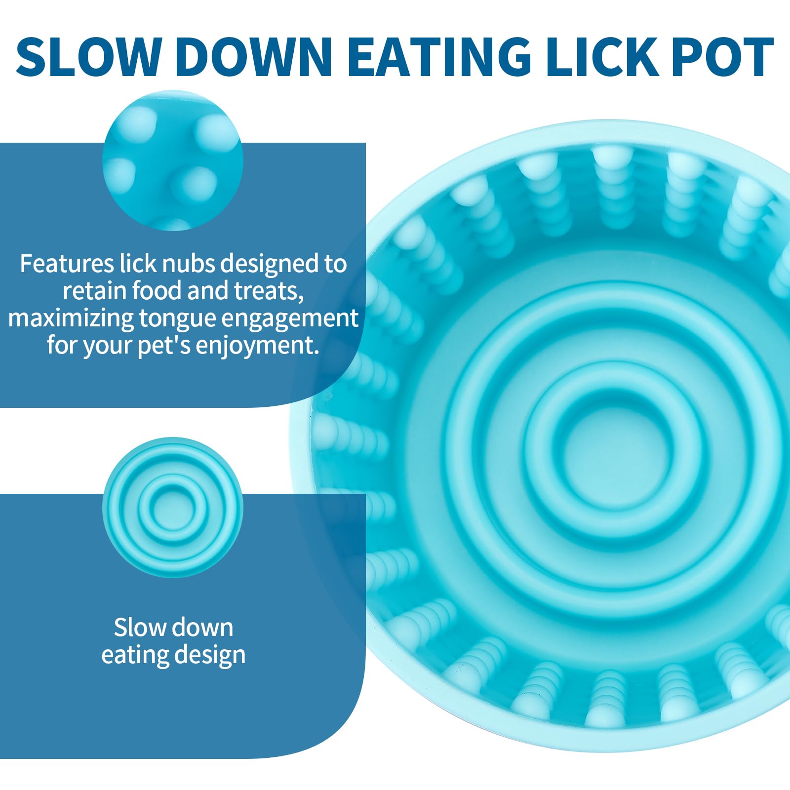 Bestalk Dog Lick Bowl freeze treats setup shows longer play and calming engagement
