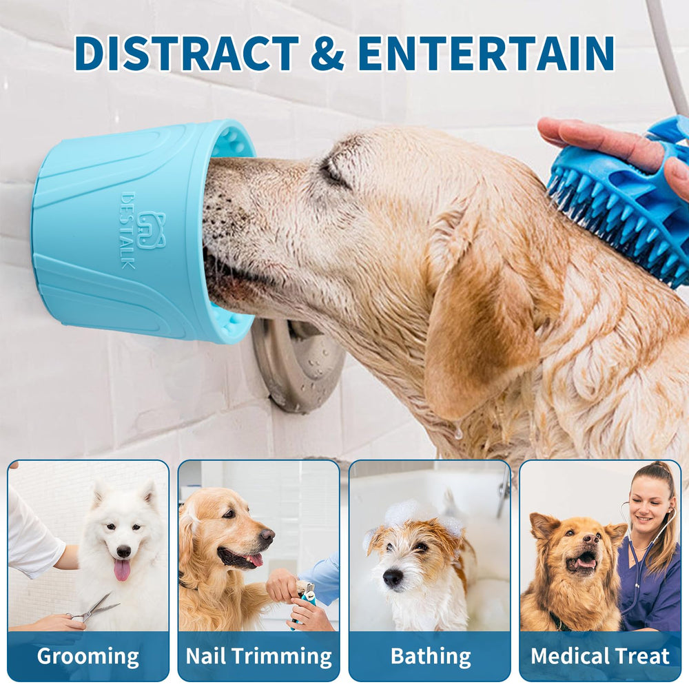 Bestalk Dog Lick Bowl textured surface closeup highlights extended licking and oral health