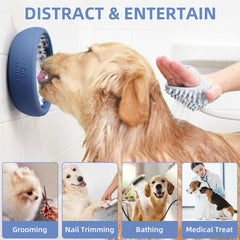 Bestalk dog lick bowl-textured-surface promotes licking for fresher breath.