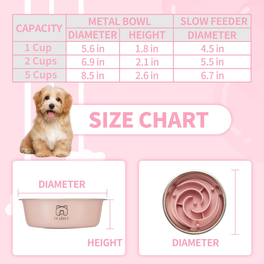 Bestalk dual-function dog bowl serving dry, wet, or raw foods.