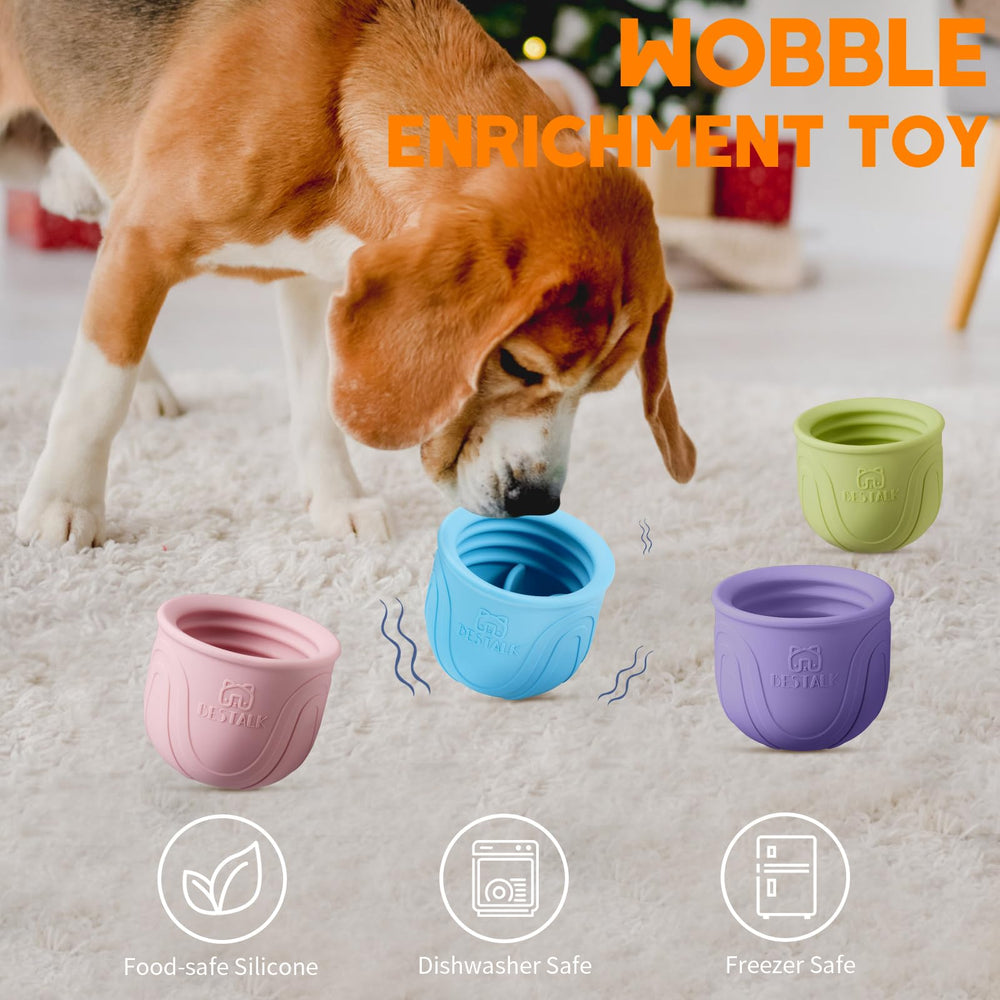 Bestalk interactive dog toy lick-bowl close-up with textured surface for oral care