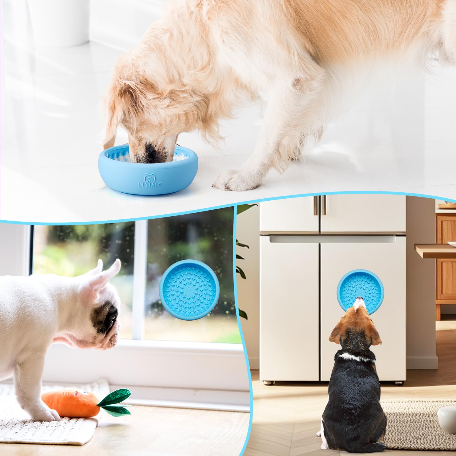 Bestalk textured lick surface promotes licking and oral hygiene