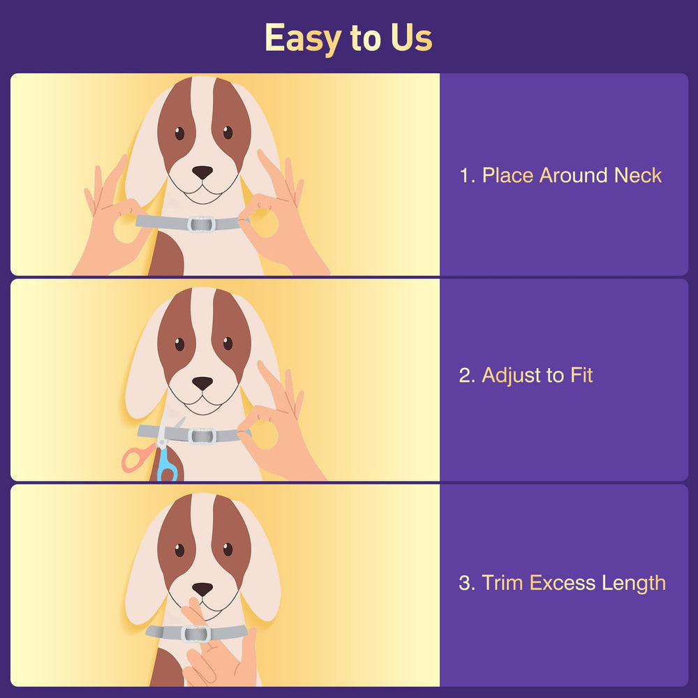 BestHoby flea tick collar lemongrass rosemary scent