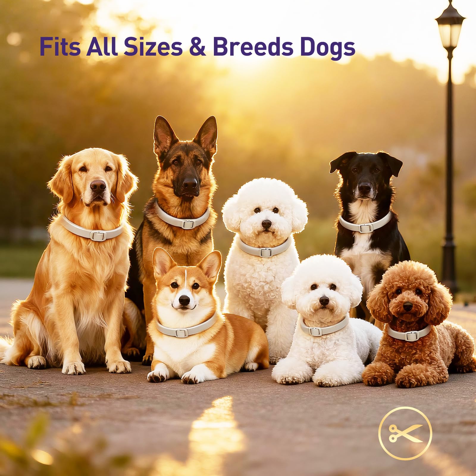 BestHoby flea tick collar non-greasy fur-friendly design