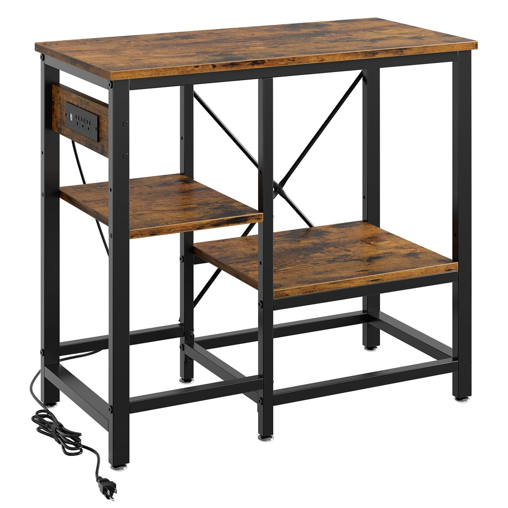 Bestier sturdy construction combines metal and wood for long-lasting stability.