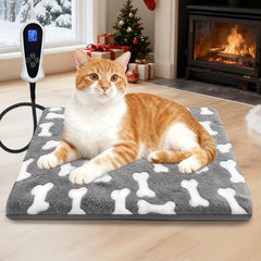 Bestio cat heating pad 18x18 cover delivers cozy warmth for kittens and small dogs.