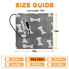 Bestio soft fleece cover on cat heating pad provides skin-friendly warmth and easy washing.