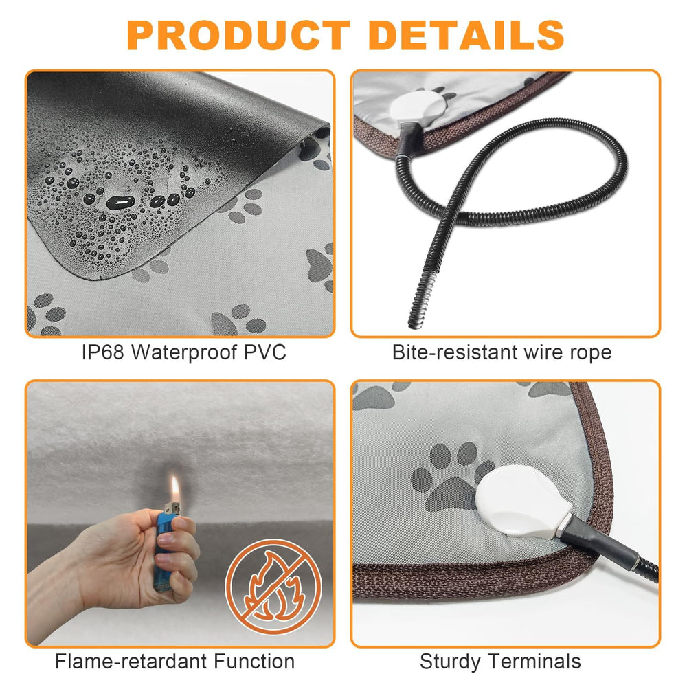Bestio pad’s waterproof inner layer helps protect against spills and accidents.