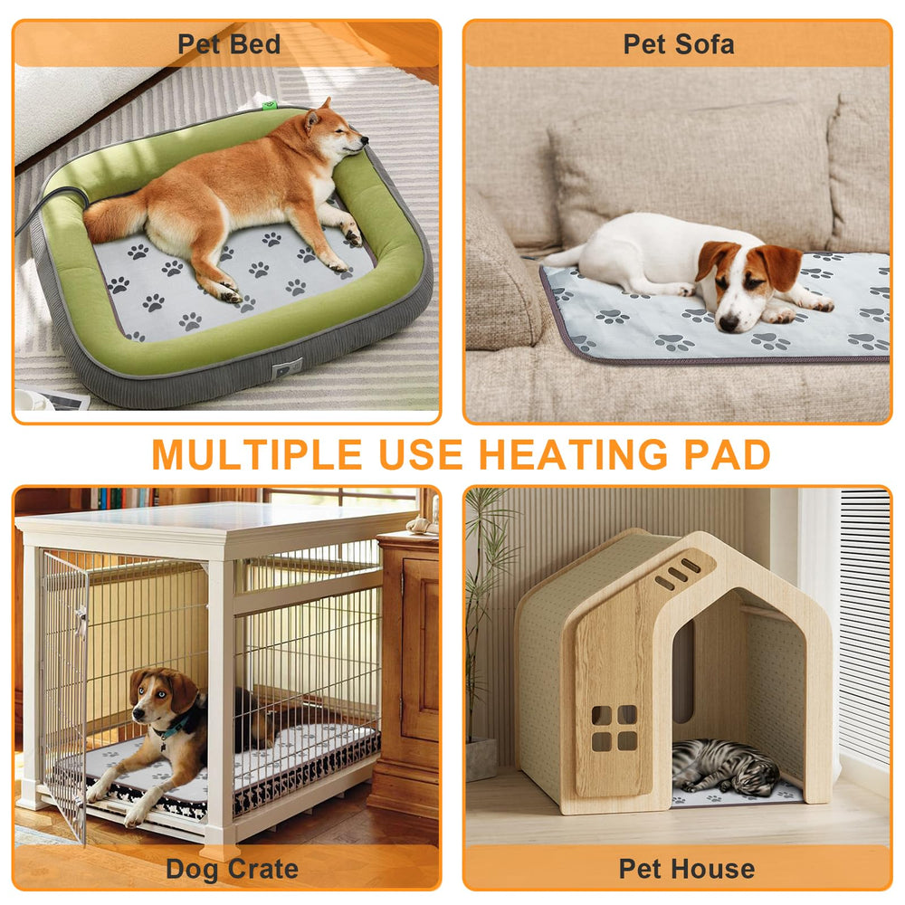 Bestio large dog heating pad easy-clean fabric can be wiped clean.