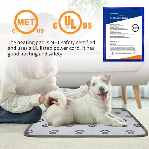 Bestio large dog heating pad timer 1-28 hours enables flexible warmth.