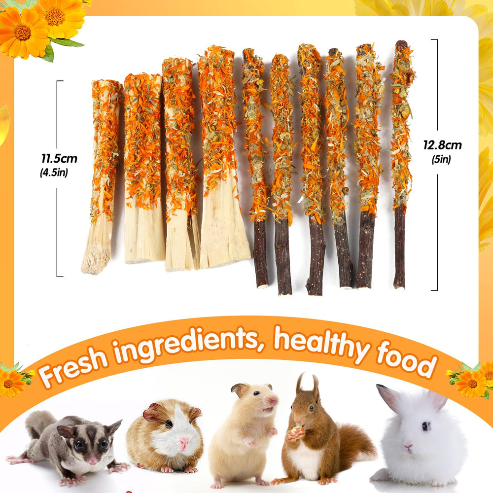 BETAM Apple Sticks—natural wood texture ideal for nibbling and boredom relief.